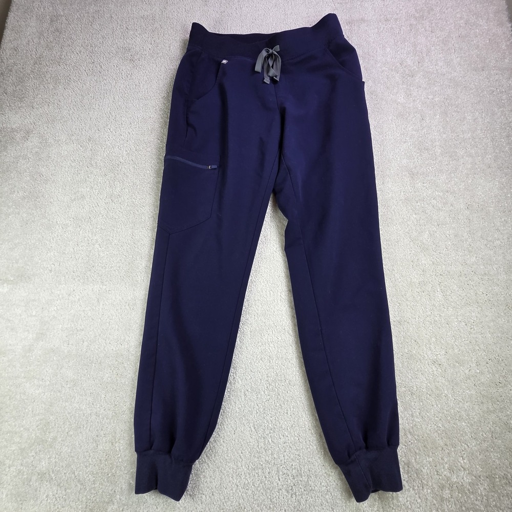 Figs Women's Scrub Pants‎ Zamora Jogger Blue Size S Medical